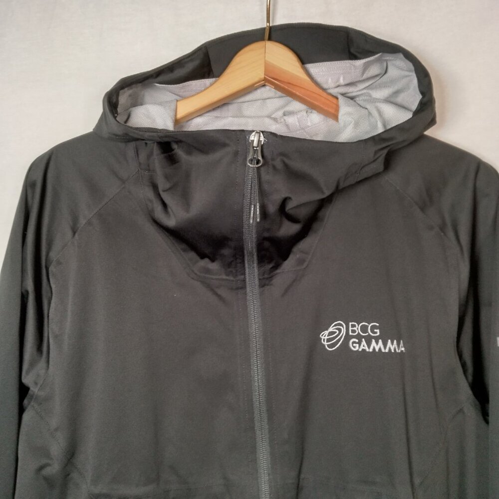 The North Face Jacket Men Medium Black Lightweight Hooded Dryvent BCG Gamma Logo - Picture 7 of 14